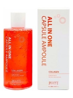 Сыворотка для лица с коллагеном Jigott All-In-One Collagen Capsule Ampoule, 200 мл