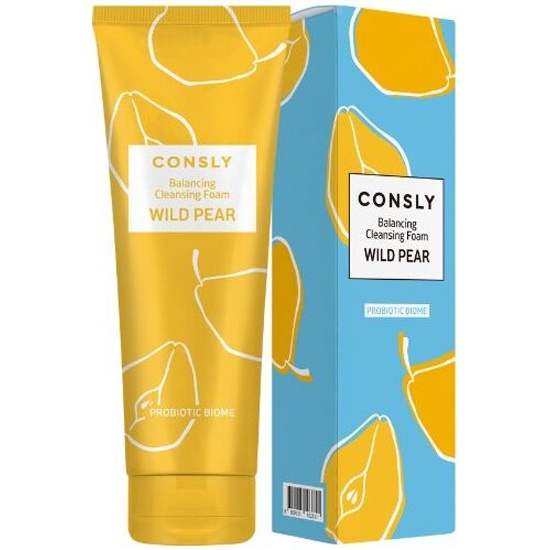 Пенка для умывания CONSLY балансир.,очищ. с экстр. дикой груши для комбин.и жирной кожи 120 мл