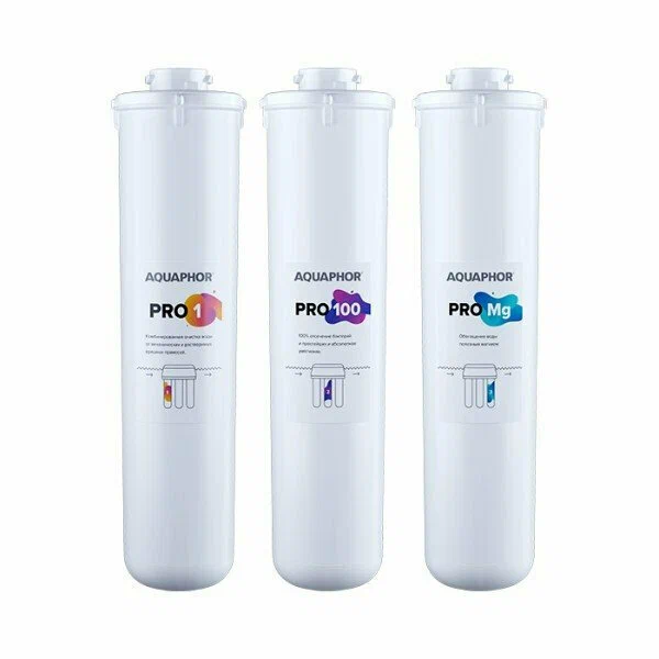 Комплект сменных модулей Аквафор Pro1-Pro100-ProMg