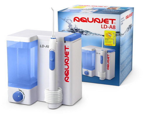 Ирригатор полости рта AQUAJET LD-A8, белый