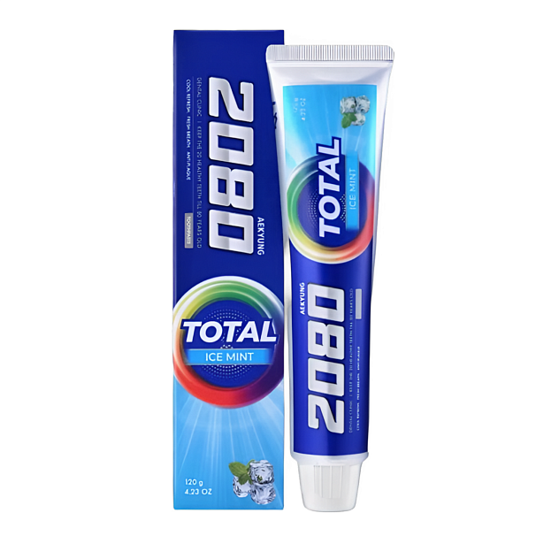 Зубная паста Освежающая экстра мятная с капсулами ментола /Ледяная мята .