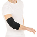 Т-8204 (Т.34.04) Бандаж на локтевой сустав с сил. вставками, трикотаж, черный (Размер: S)