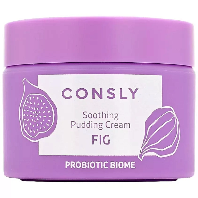 Крем-пудинг для лица Consly успокаивающий с экстрактом инжира, 50 мл
