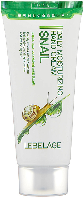 Крем для рук с муцином улитки LEBELAGE DAILY MOISTURIZING SNAIL