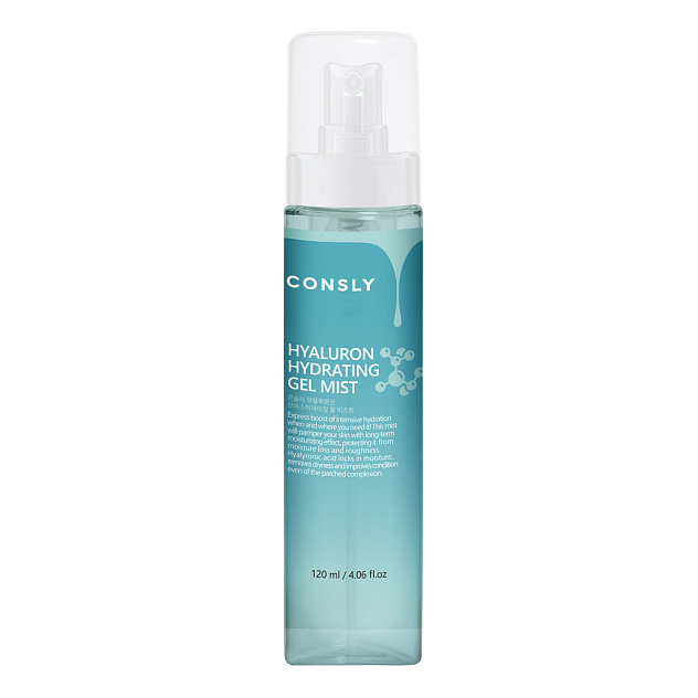 Гель-мист для лица увлажняющий с гиалуроновой кислотой Consly 120 мл