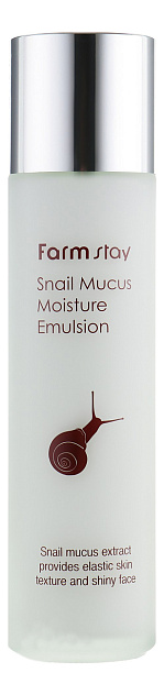 Эмульсия увлажняющая с муцином улитки FarmStay Snail Mucus Moisture, 150 мл