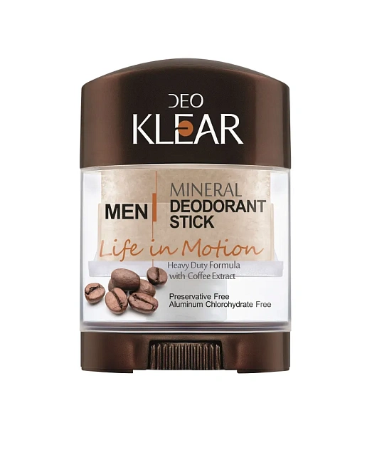 Дезодорант-кристалл "DEOKLEAR" кристалл-минерал КОФЕ  70 гр