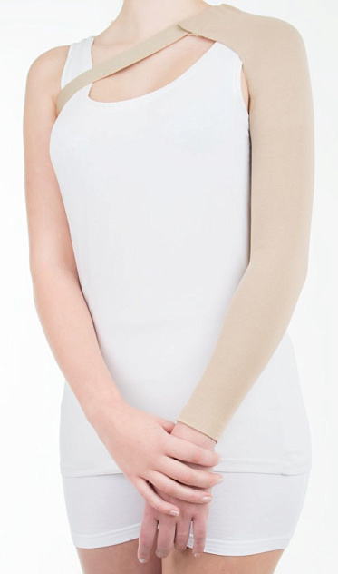 Рукав компрессионный кругловязаный РККВ "ЦК" вид3- удлиненный с застежкой