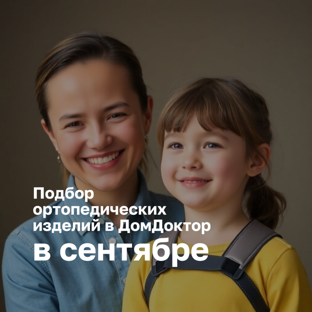 Профессиональный подбор ортопедических изделий в ДомДоктор